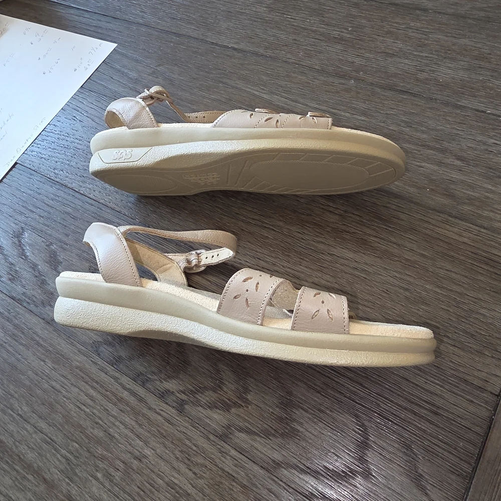 SAS Duo Quarter Strap Sandals - Warm Stone - Size 7.5 M - Picture 6 of 7